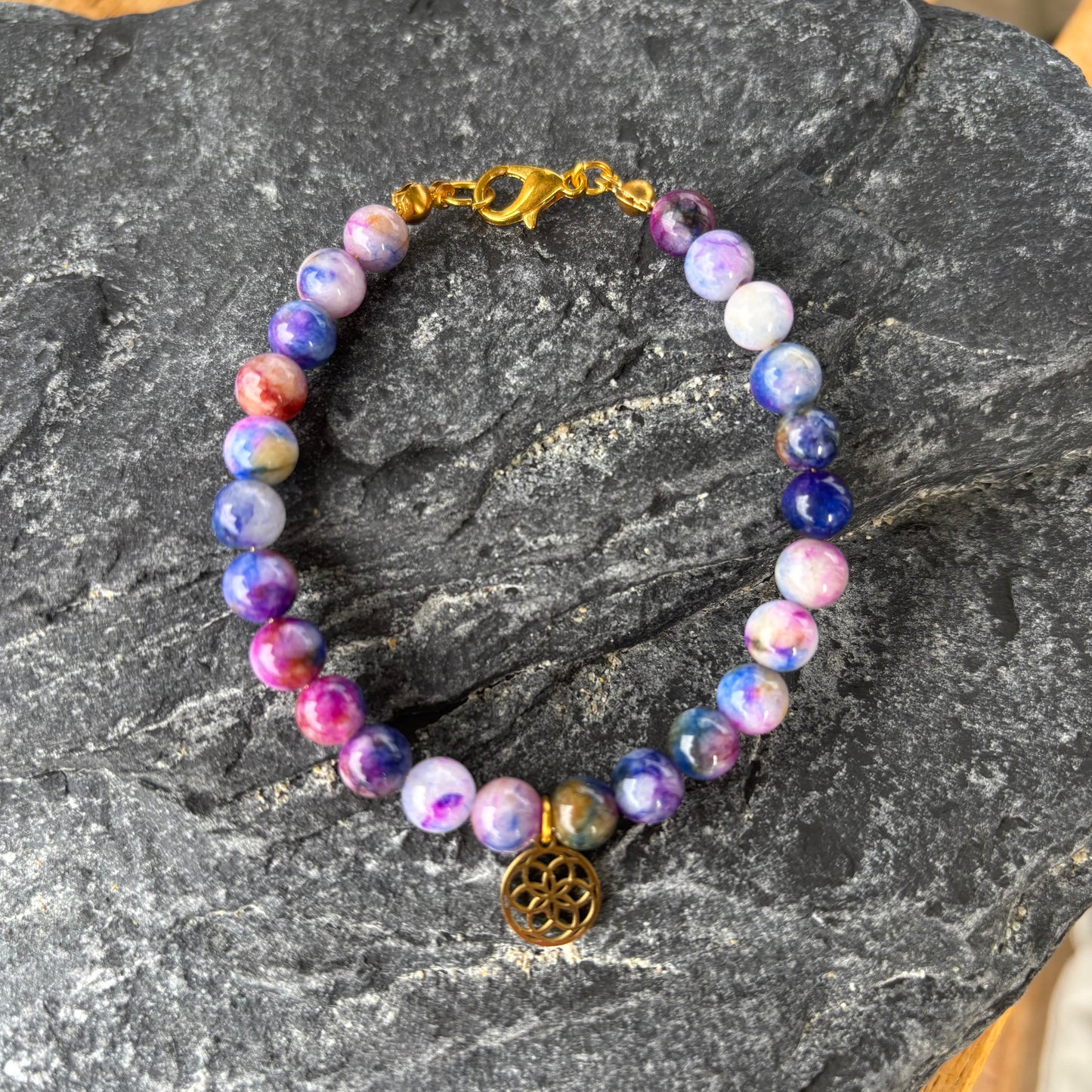 Galaxy Tiger Eye Armband