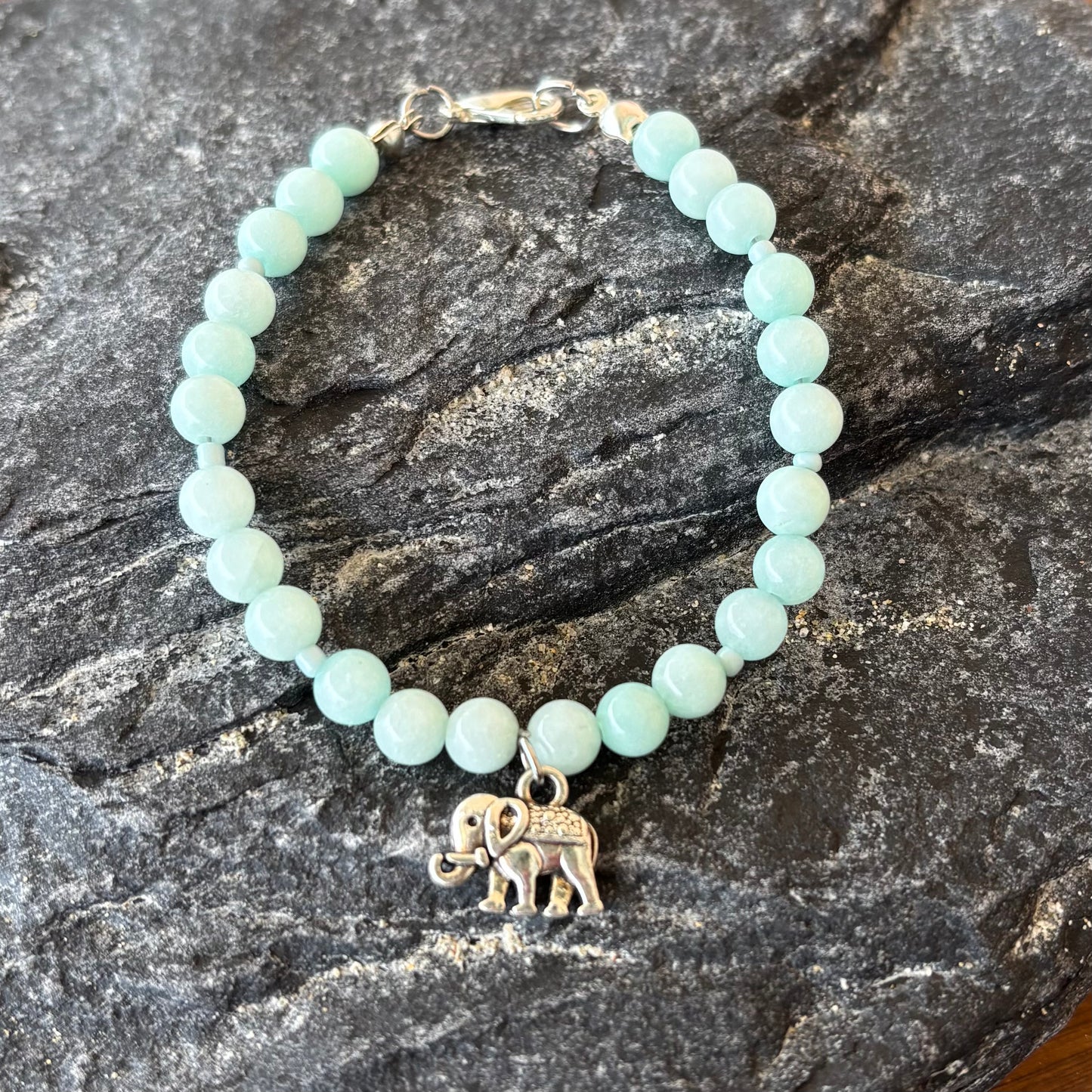 Jade Stein Armband